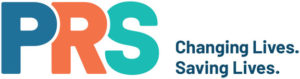 PRs Logo and tagline Changing Lives. Saving Lives.